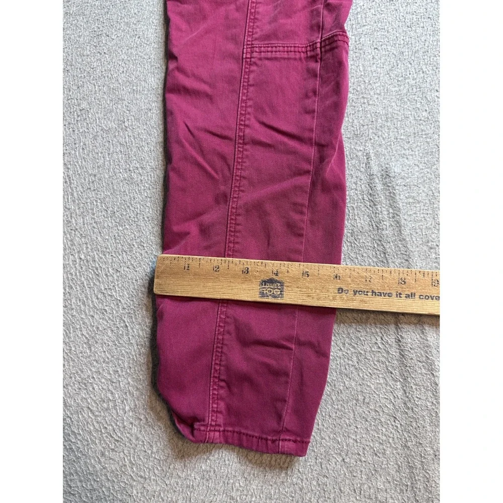 White House Black Market The Straight Crop Pants Womens 2 Magenta Pink Casual - Picture 14 of 16